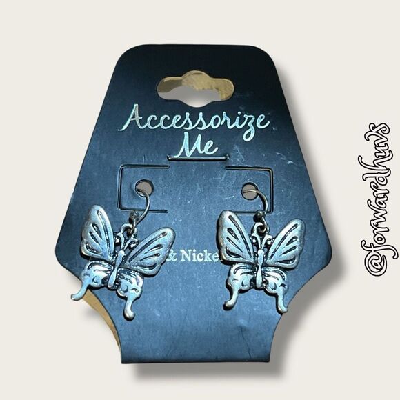 Bundle Sale 3 for $15 | Accessorize Me Butterfly Earrings - Picture 1 of 6